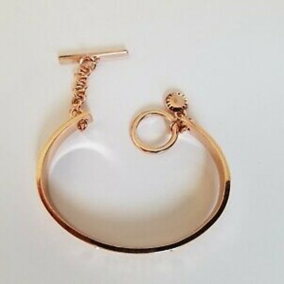 BCBGENERATION ROSE GOLD BRACELET WITH ENGRAVING “HAPPY*BLESSED*FREE” - Picture 3 of 7